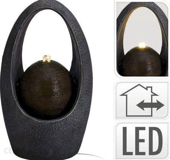 Kmtp Fontanna Dekoracyjna Ozdobna Z Oświetleniem Led 34X24X49Cm
