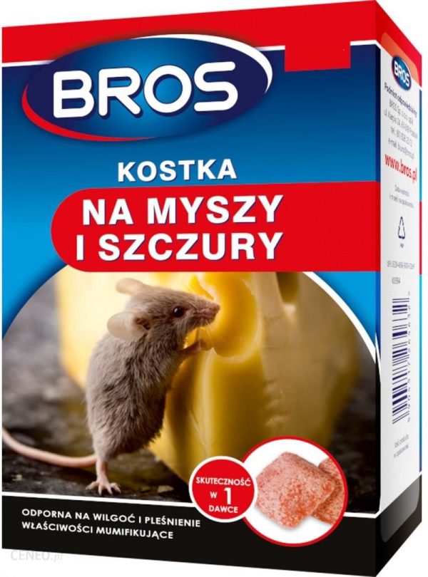 Kostka Na Myszy I Szczury Bros 250G