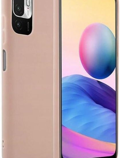 Krainagsm Pokrowiec Matte Xiaomi Redmi Note 10 5G Różowy