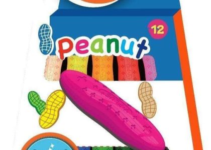 Kredki Świecowe Peanut 12 Kolorów