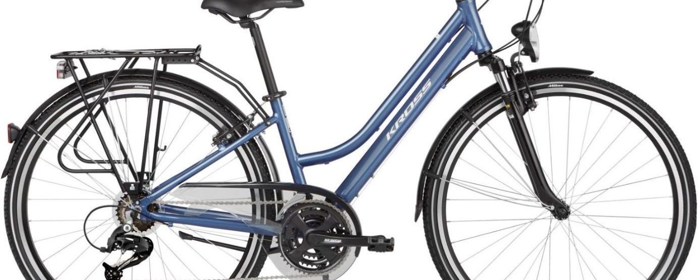 Kross Trans 2.0 Niebieski Biały Połysk 28 2022