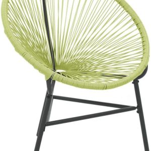 Krzesło Ogrodowe Acapulco Polirattan Zielone