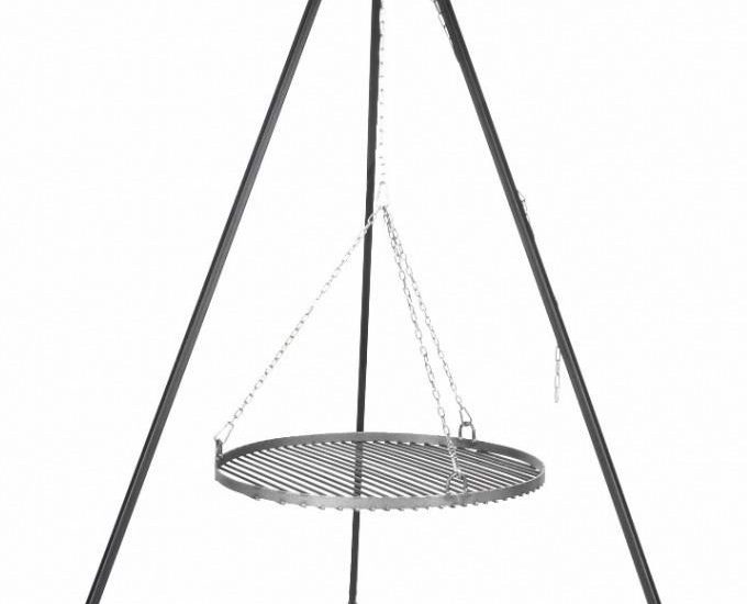 Kuty Grill Ogniskowy Oskar Z Rusztem Ze Stali Czarnej 70cm