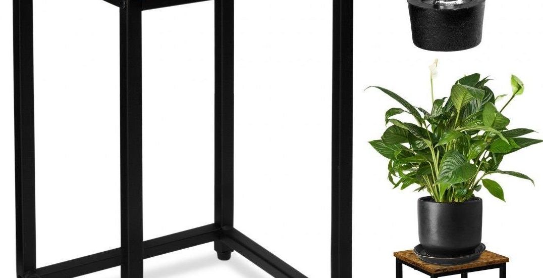Kwietnik Loftowy Arben Loft Czarny 40cm