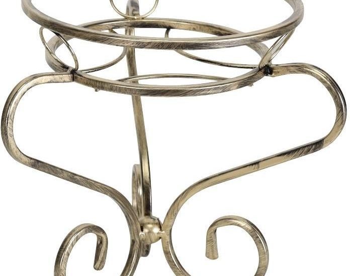 Kwietnik Metalowy Retro Stojak Na Kwiaty 32Cm