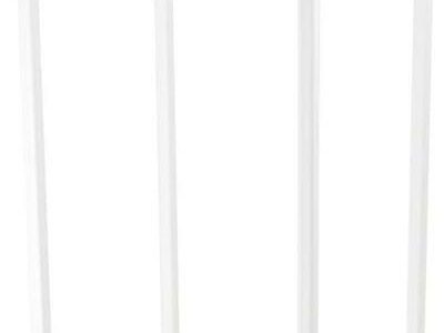 Kwietnik Osłonka Stojak Evron 19X19X62cm Biały Metalowy Loft