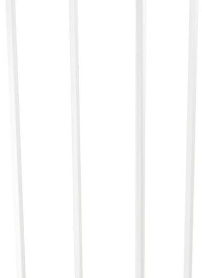 Kwietnik Osłonka Stojak Evron 19X19X62cm Biały Metalowy Loft