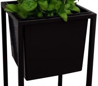 Kwietnik Stojący Loft Stojak Na Kwiaty Metal 35cm