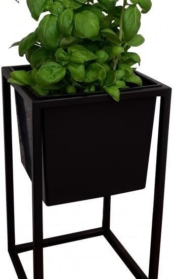 Kwietnik Stojący Loft Stojak Na Kwiaty Metal 35cm