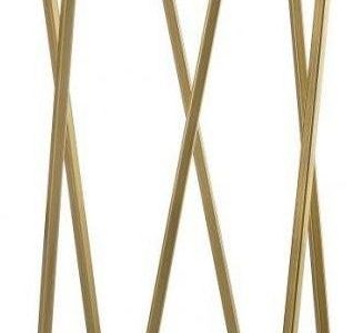 Kwietnik Stojak Na Rośliny Złoty 70cm