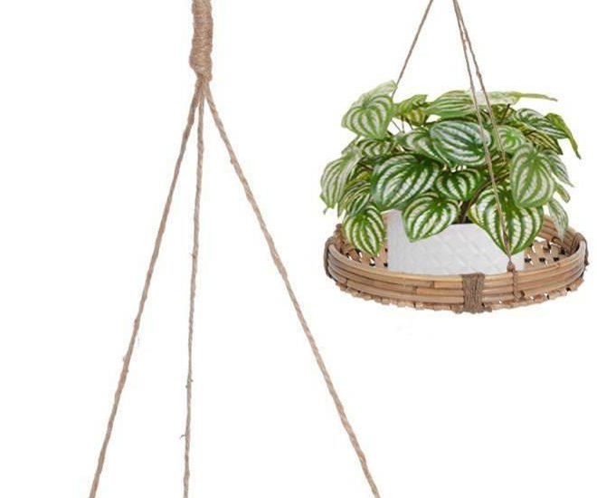 Kwietnik Wiszący Podstawka Podstawa Wisząca Na Doniczkę Kwiaty Roślinę 20cm