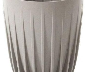 Lamela Doniczka Mira 19cm Eco Wood Szara