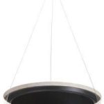 Lamela Misa Doniczka Wisząca 24cm Mira Eco Wood Biała