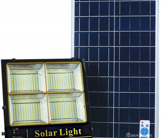 Lampa Led 300W Solarna Uliczna Z Pilotem 660 Led