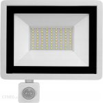 Lampa Led 50W Z Czujnikiem Ruchu 4500Lm Biała Ip65