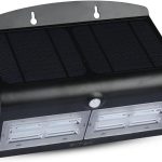 Lampa Led 7W Solarna Ścienna 4000K Z Czujnikiem Ruchu Czarny Vt-767 V-Tac