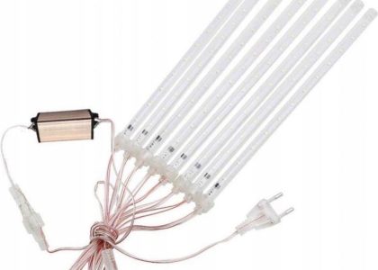 Lampa Ogrodowa Meteor Shower Biała 230V