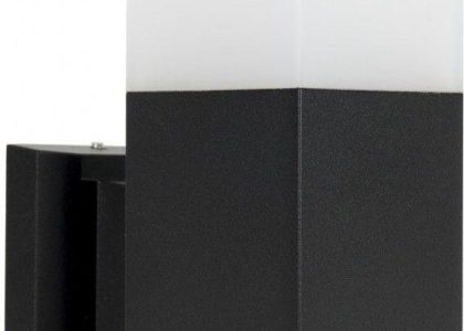 Lampa Ogrodowa Zewnętrzna Elewacyjna Kinkiet Led Cube Cb-K Bl E27 Su-Ma