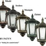 Lampa Ogrodowa Zewnętrzna Elewacyjna Kinkiet Led Prince Max K 3012/1/O-Bd E27 Su-Ma