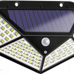 Lampa Solarna 100Led Z Czujnikiem Ruch I Zmierzchu