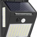Lampa Solarna 100Led Z Czujnikiem Ruchu I Zmierzcu (100LEDSOLAR)
