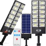 Lampa Solarna 1200W Czujnik Zmierzchu Ruchu +Pilot