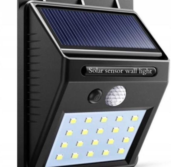 Lampa Solarna 20Led Z Czujnikiem Ruchu I Zmierzchu