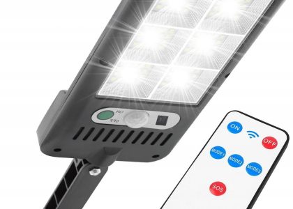 Lampa Solarna Halogen Led Ltc 24W Z Czujnikiem Ruchu I Zmierzchu