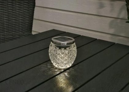Lampa Solarna Kula Szklana Lampka Znicz