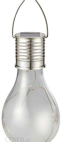 Lampa Solarna Led Żarówka Wisząca Biała
