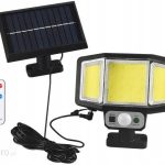 Lampa Solarna Uliczna Latarnia 145Led Uchwyt+Pilot