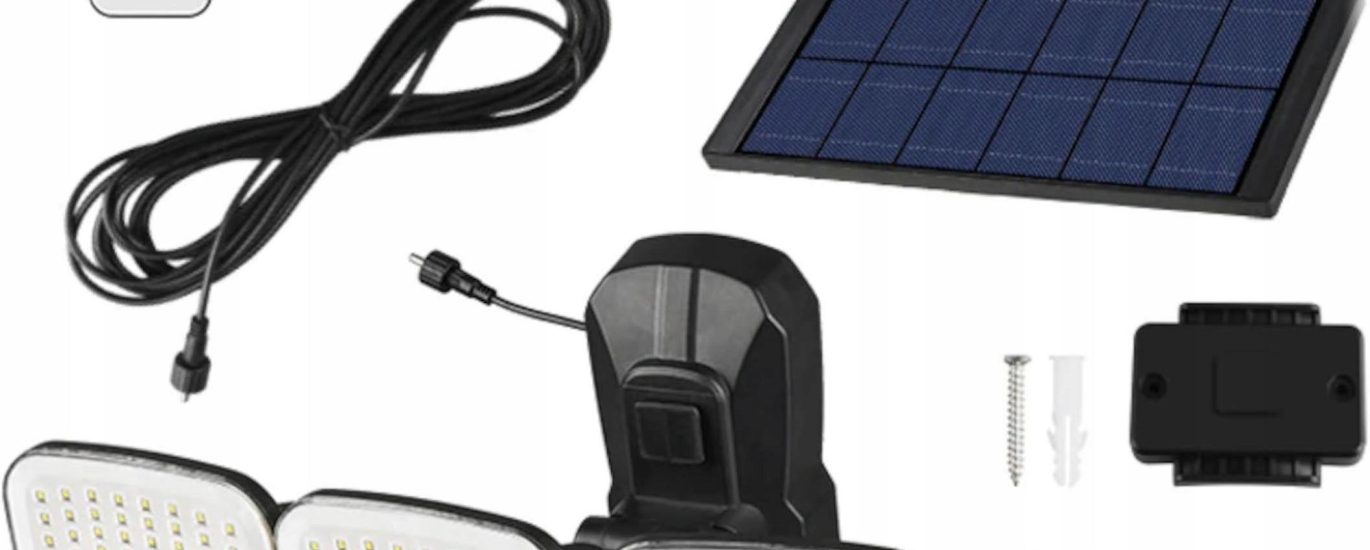 Lampa Solarna Uliczna Latarnia 200Led Duża 500W