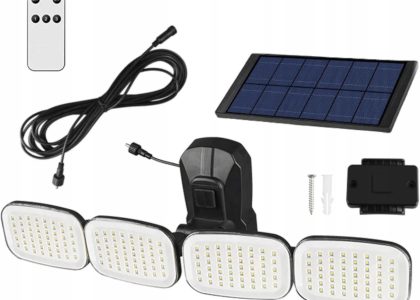 Lampa Solarna Uliczna Latarnia 200Led Duża 500W