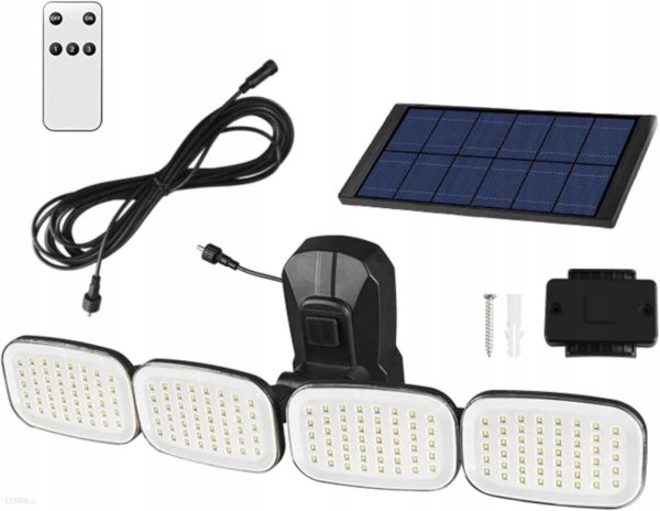 Lampa Solarna Uliczna Latarnia 200Led Duża 500W