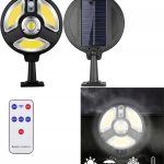 Lampa Solarna Uliczna Ogrodowa Z Czujnikiem Ruchu