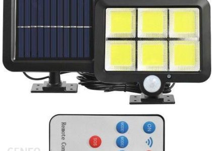 Lampa Solarna Z Czujnikiem Ruchu 120 Led Pilot