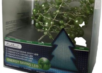 Lampki Led 20L Druciki Na Baterie Zielone (1215NIKGREEN)