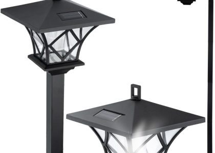 Latarnia Ogrodowa Led Lampa Stojąca Solarna 6500K 138Cm