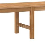 Ławka Ogrodowa 150cm Lite Drewno Tekowe