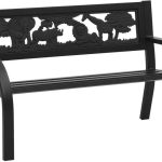 Ławka Ogrodowa Dla Dzieci 86 Cm Stalowa