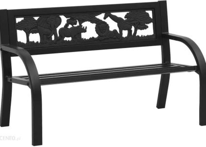 Ławka Ogrodowa Dla Dzieci 86 Cm Stalowa
