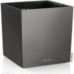 Lechuza Donica Cube Antracytowa 30X X 30 Cm, Połysk – Antracytowy