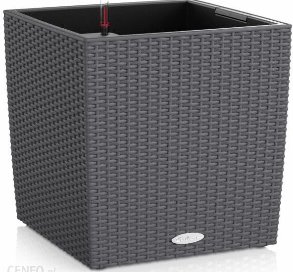 Lechuza Donica Cube Cottage 2012 Granitowa All Inclusive Granit 50cm (6063)