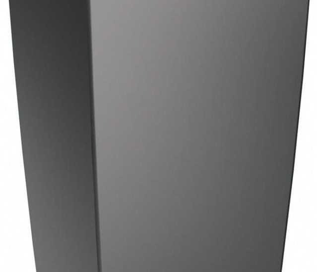 Lechuza Donica CUBICO antracytowa 30x30x56 cm 3-18184
