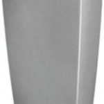 Lechuza Donica CUBICO srebrna 22x22x41 cm 3-18468