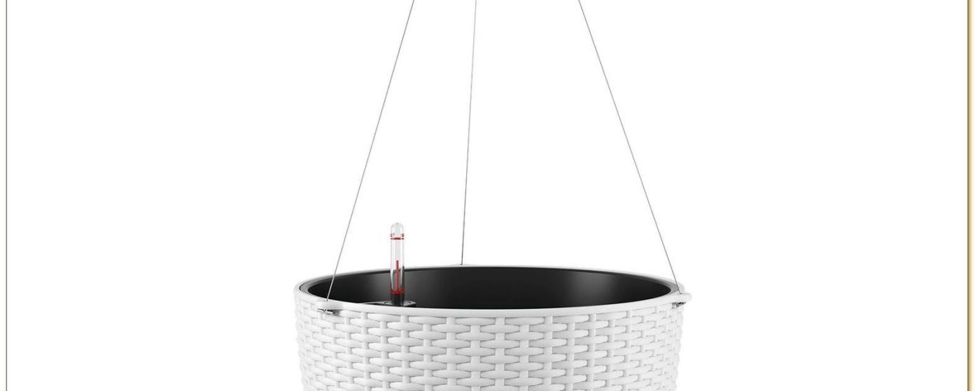 Lechuza Doniczka Wisząca Nido Cottage 35 Średnica 35cm Biała