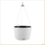 Lechuza Doniczka Wisząca Nido Cottage 35 Średnica 35cm Biała