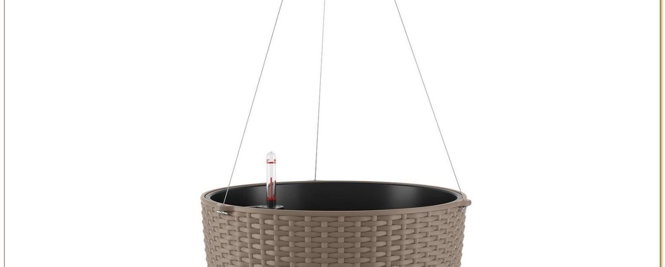 Lechuza Doniczka Wisząca Nido Cottage 35 Średnica 35cm Piaskowy Brąz