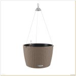 Lechuza Doniczka Wisząca Nido Cottage 35 Średnica 35cm Piaskowy Brąz