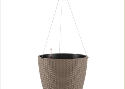 Lechuza Doniczka Wisząca Nido Cottage 35 Średnica 35cm Piaskowy Brąz